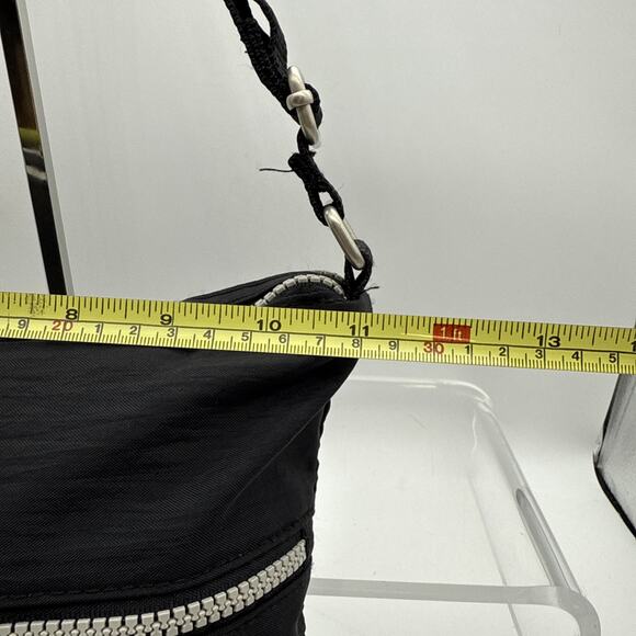 Baggallini Comrade Purse Black 3 Zip Adjustable Crossbody Bag Travel - Picture 6 of 16